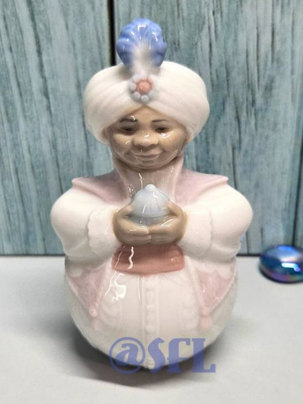 Lladro King Balthasar Wise Men Christmas Ornament Retired Holiday Collectible